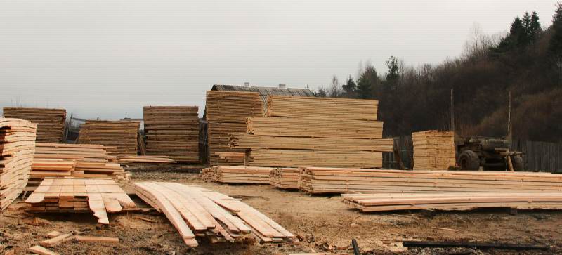 Export of high quality timber from Carpathian Forest